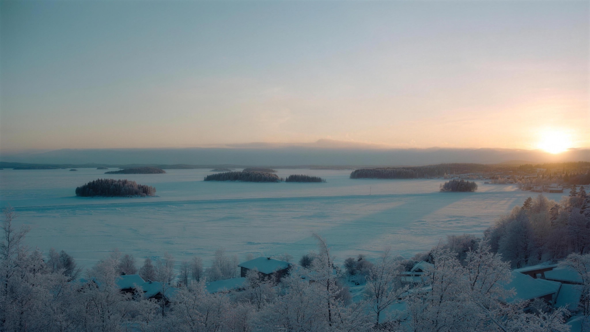 The frozen Luleå archipelago
